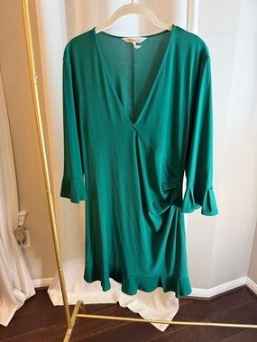 BCBGeneration Emerald Green Midi Dress